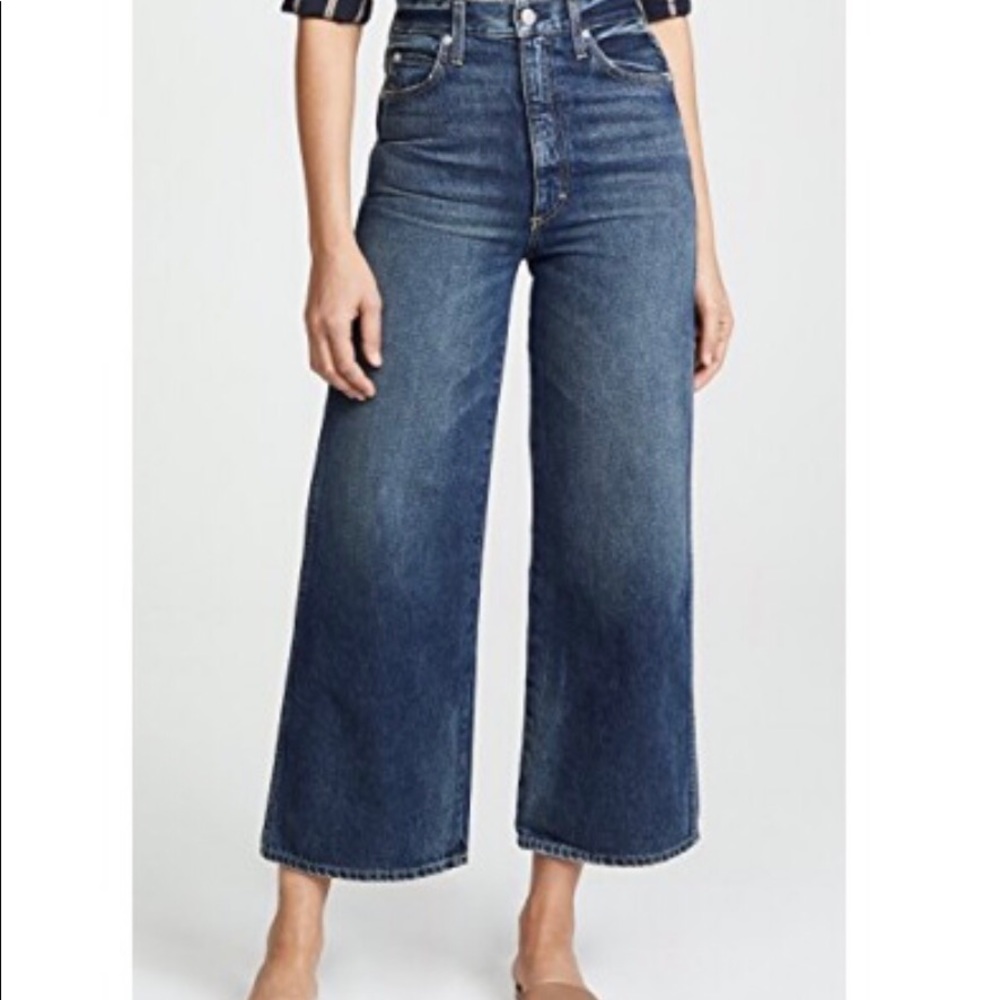 Amo Ava Crop wide leg in “Cherish”